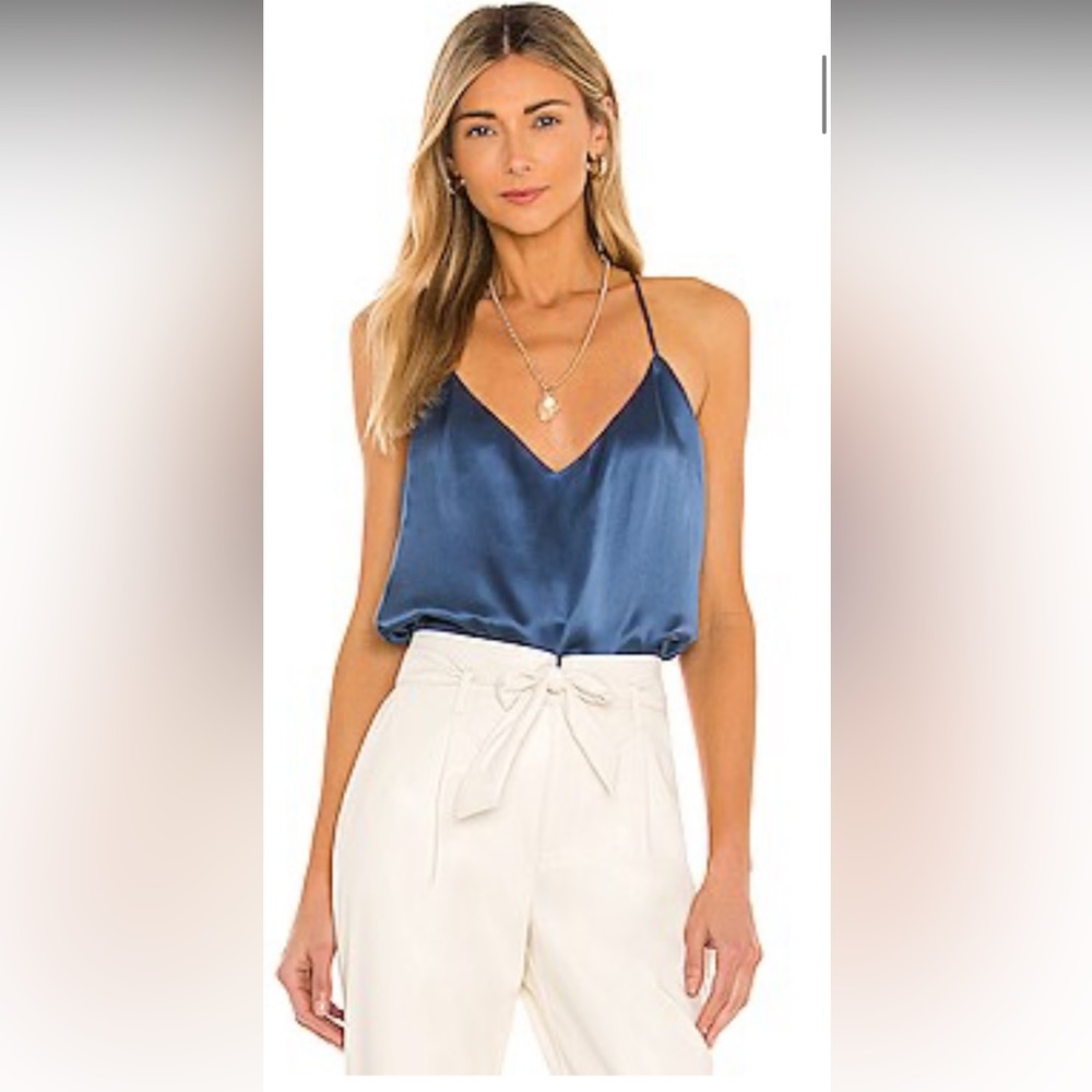 Racerback Silk Top